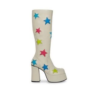 SOLD OUT Steve Madden Starbust Boots | Colorful Star-Embellished Women's Boots